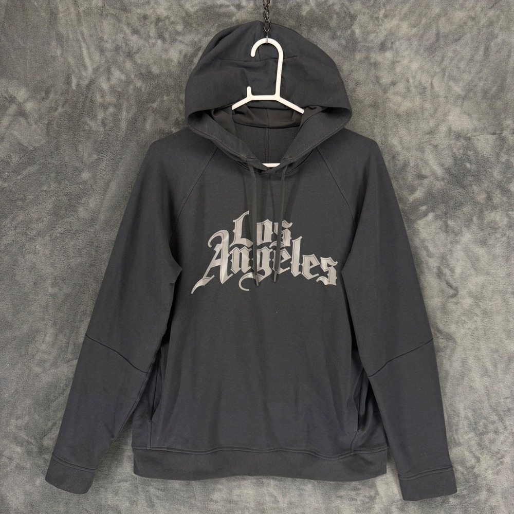 Lululemon City Sweat Pullover Hoodie Black Los Angeles‎ Graphic Mens Large L